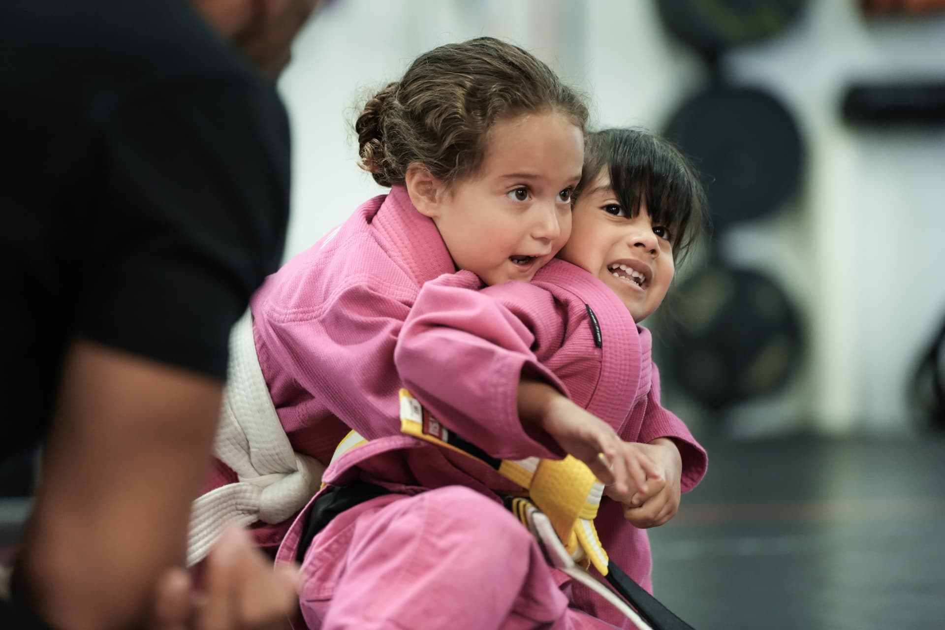 Kids class on the mats